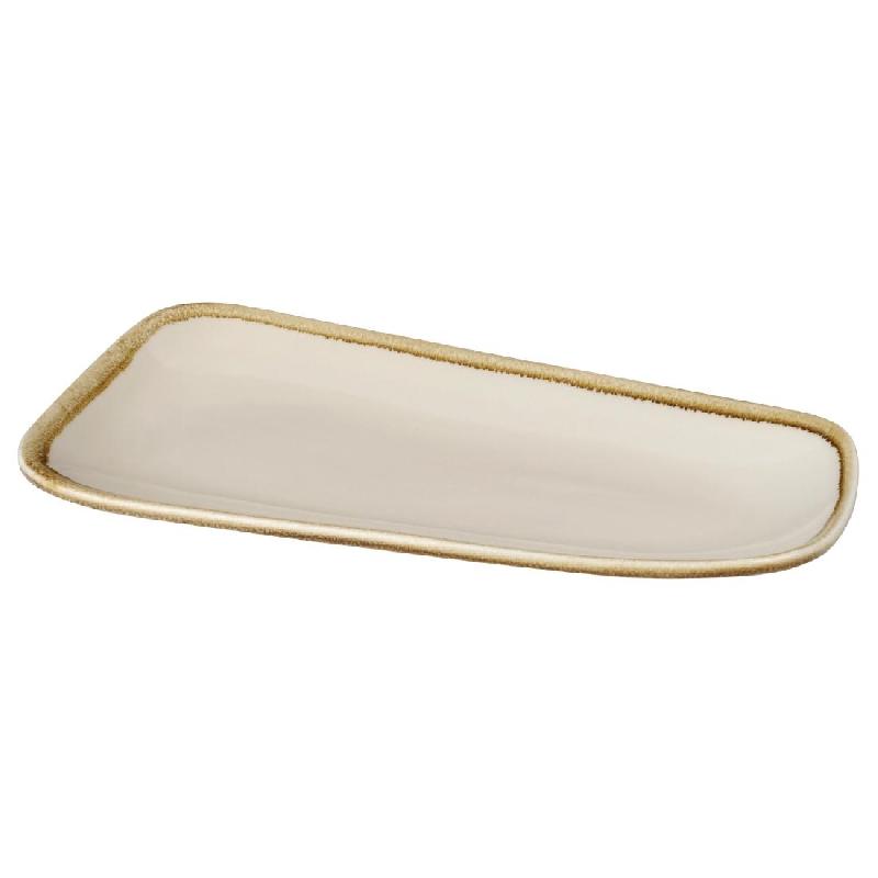 PLAT DE SERVICE OLYMPIA, KILN, 33,5CM, JAUNE CLAIR - 4 PIÈCES