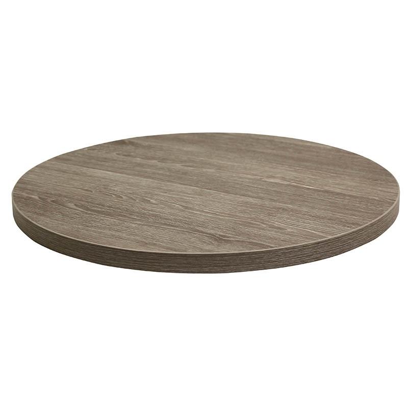 Plateau de table rond Tavola Ø60 - CHENE FUME_0
