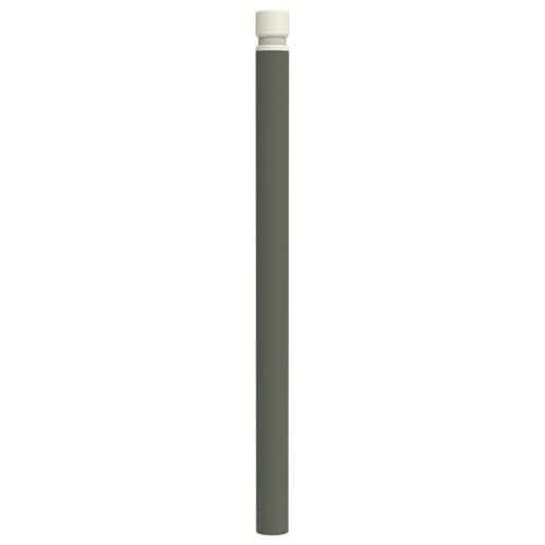 POTELET VITYL PMR TÊTE GORGES MÉT HTR 1.20M Ø90MM GRIS 7033 - BUTON DESIGN