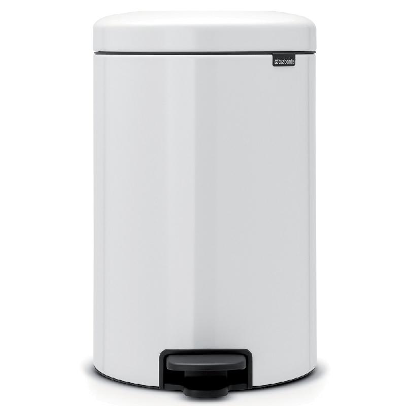 POUBELLE NEWICON BRABANTIA 20 L BLANCHE