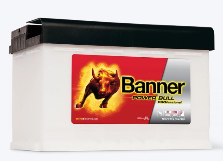 Batterie de démarrage Pro P77 40 - Banner - Power Bull Professional - Hauteur originale 175/190 mm_0