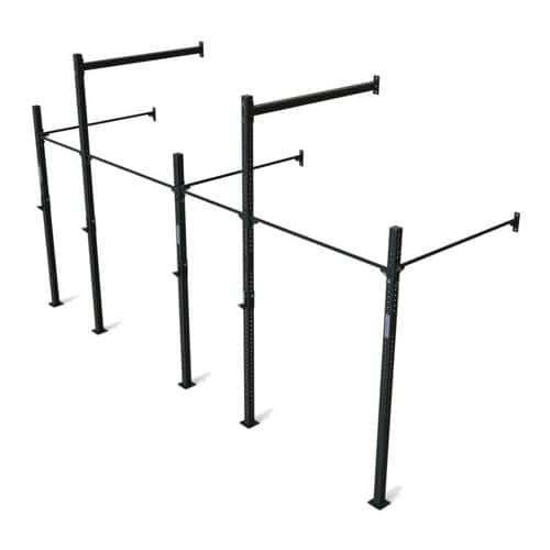 RACK AXIMUS HAUTEUR 3,6M PROFONDEUR 1,88M LONGUEUR 1,2M NOIR FIT AND RACK