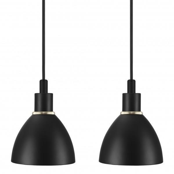 RAY 2-KIT SUSPENSION MÉTAL NOIR E14 - NORDLUX 63233003