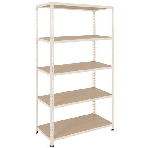 RAYONNAGE MANUTAN RAPID 2 1830X915X610 GRIS - 5 NIVEAUX