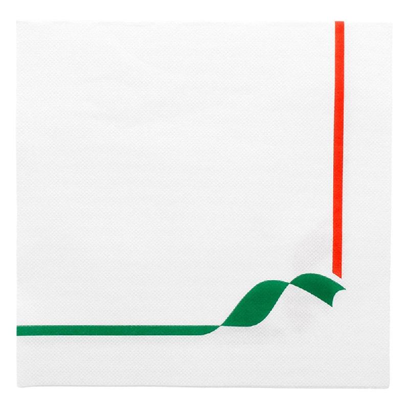 Serviette papier gaufré 2 plis blanc Trattoria 40x40cm - par 1200_0