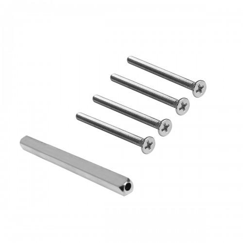 SET DE 4 VIS DE FIXATION POUR ROSACE 3-PIÈCES AVEC CARRÉ 8X8 MM - HAUTEUR 55 MM KARCHER DESIGN