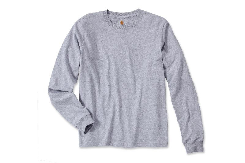 T-shirt manches longues sleeve tl gris clair - CARHARTT - s1ek231hgyl - 786336_0