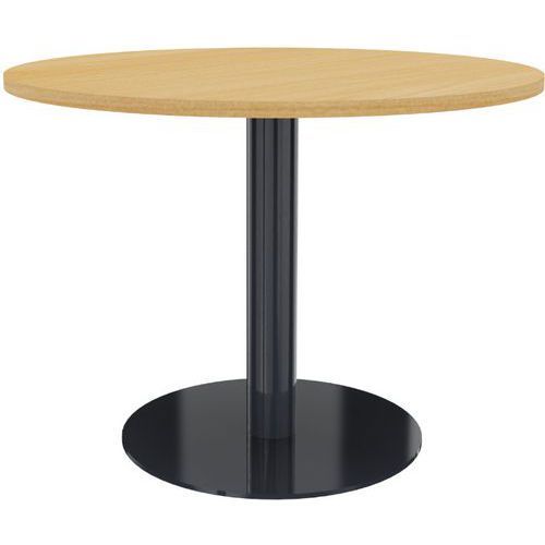 TABLE DE RÉUNION 100XH735 CM ÉP.25MM HÊTRE/ANTHRACITE - EOL