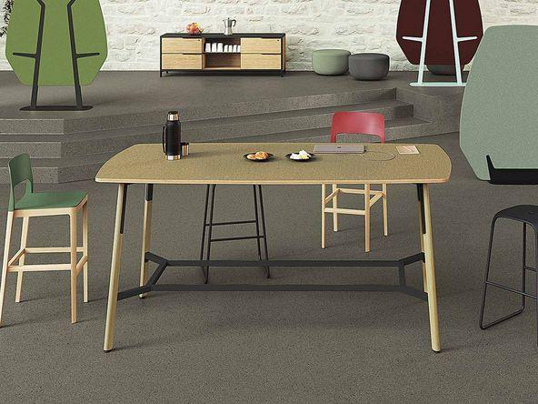 Table haute Nouvelle Vague finitions originales fabrication française_0
