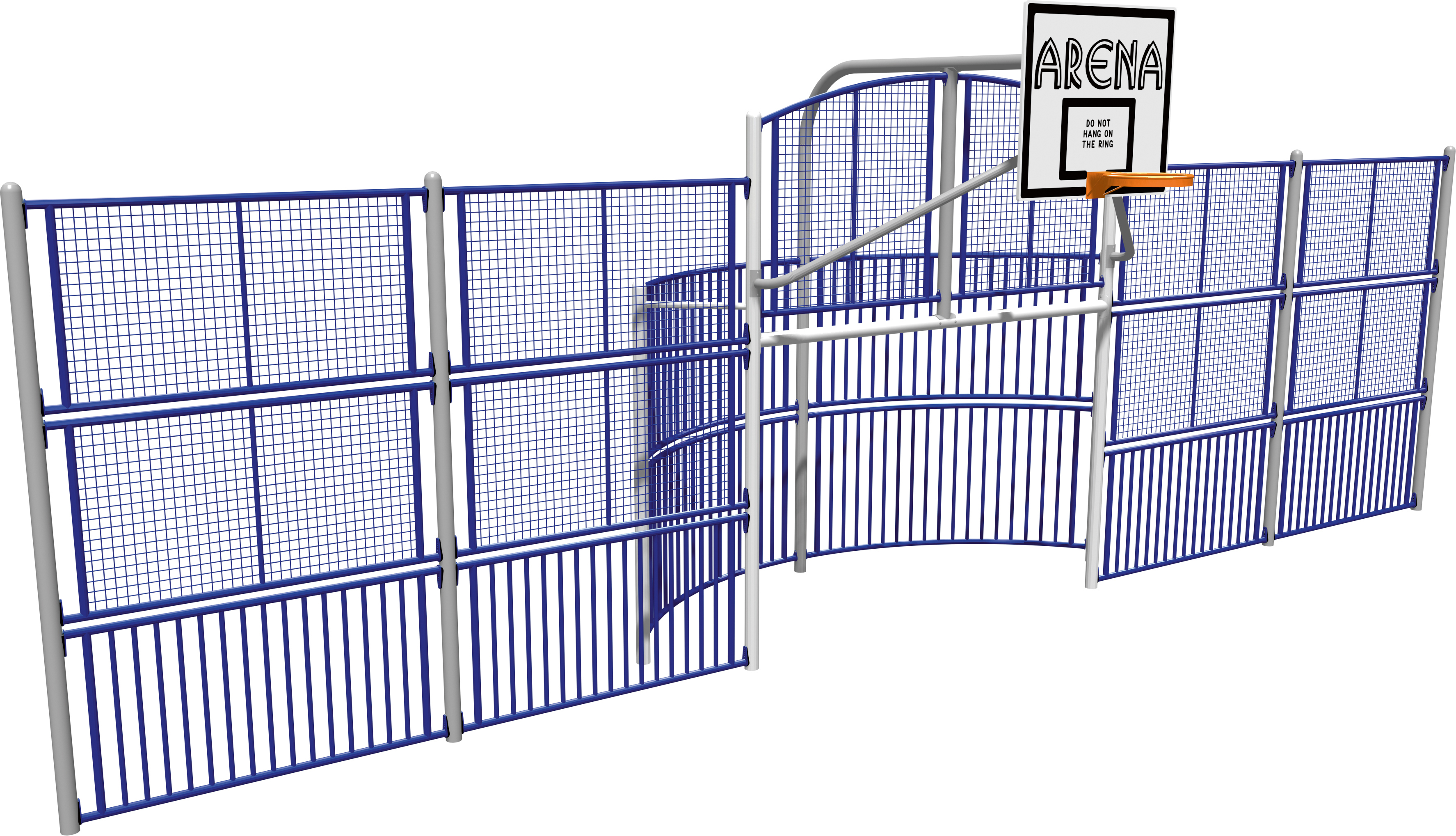 Terrain multisport Arena Vancouver - 8019766 - Hags - 3410 mm x 11100 mm x 3970 mm - Zone de sécurité 119,5 m²_0