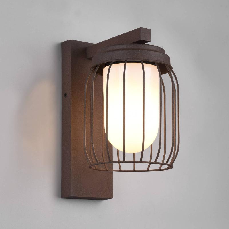 TRIO LIGHTING APPLIQUE MURALE D\'EXTÉRIEUR TUELA, COULEUR ROUILLE