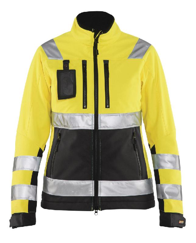 VESTE SOFTSHELL HAUTE VISIBILITÉ FEMME TAILLE XL - MANUTAN COLLECTIVITÉS