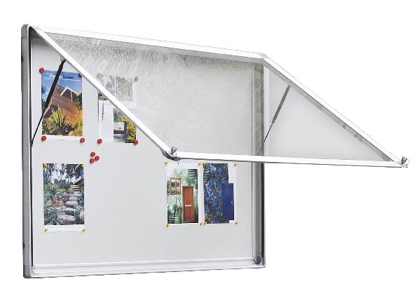 VITRINE EXTÉRIEURE PORTE LEVANTE VERRE TREMPÉ 101X 37CM 7005 - MANUTAN COLLECTIVITÉS