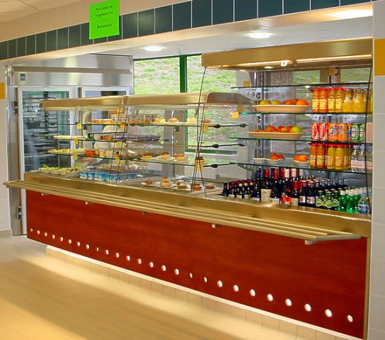Vitrine réfrigérée Espace à rideau d'air - solide, durable et respectueuse de la chaîne du froid_0