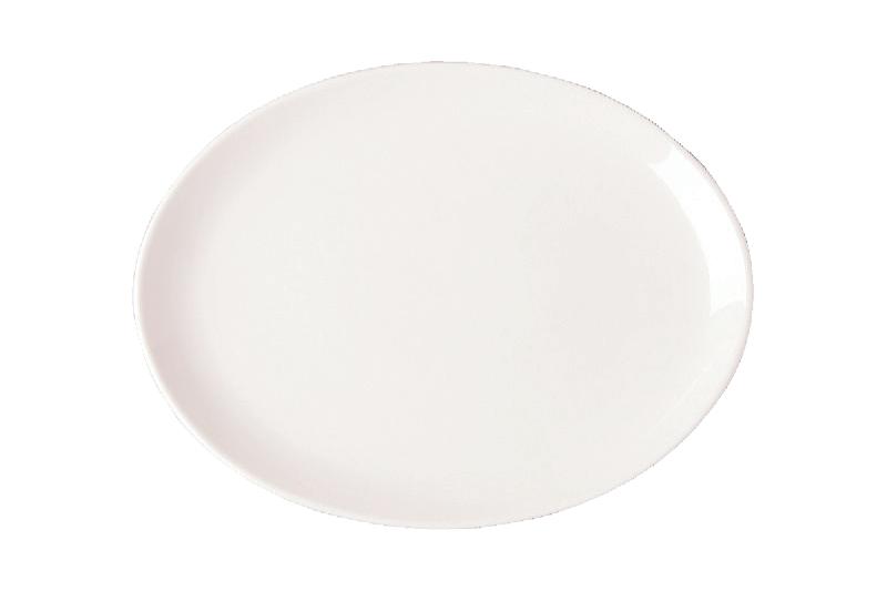 PLAT OVALE IVOIRE PORCELAINE 20,8X15,1 CM NANO RAK