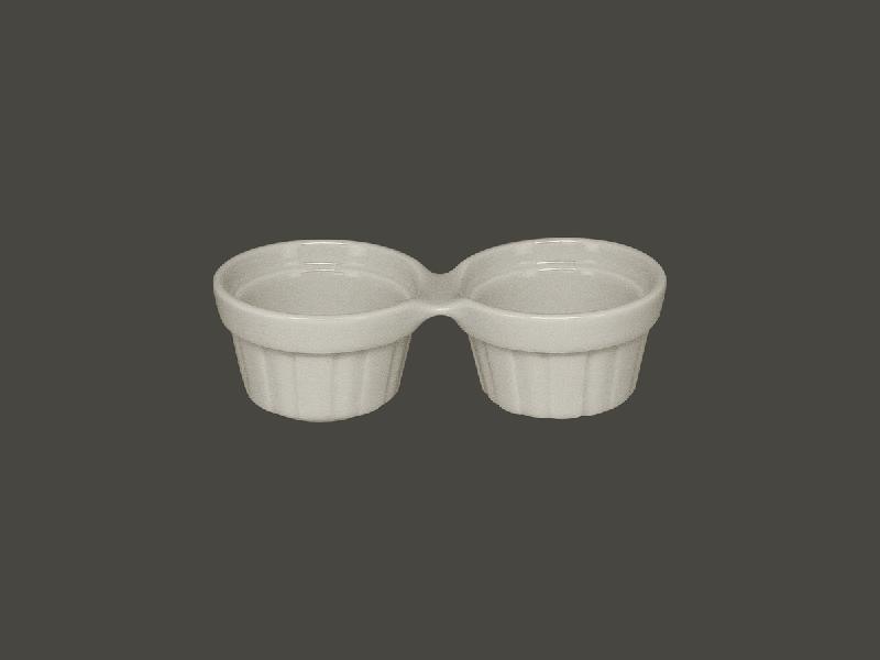 RAMEQUIN ROND BLANC PORCELAINE Ø 13 CM CHEFS FUSION RAK