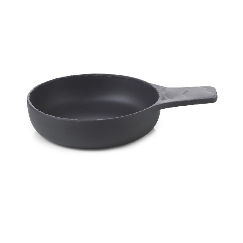 CASSOLETTE ROND NOIR PORCELAINE Ø 13 MM REVOL