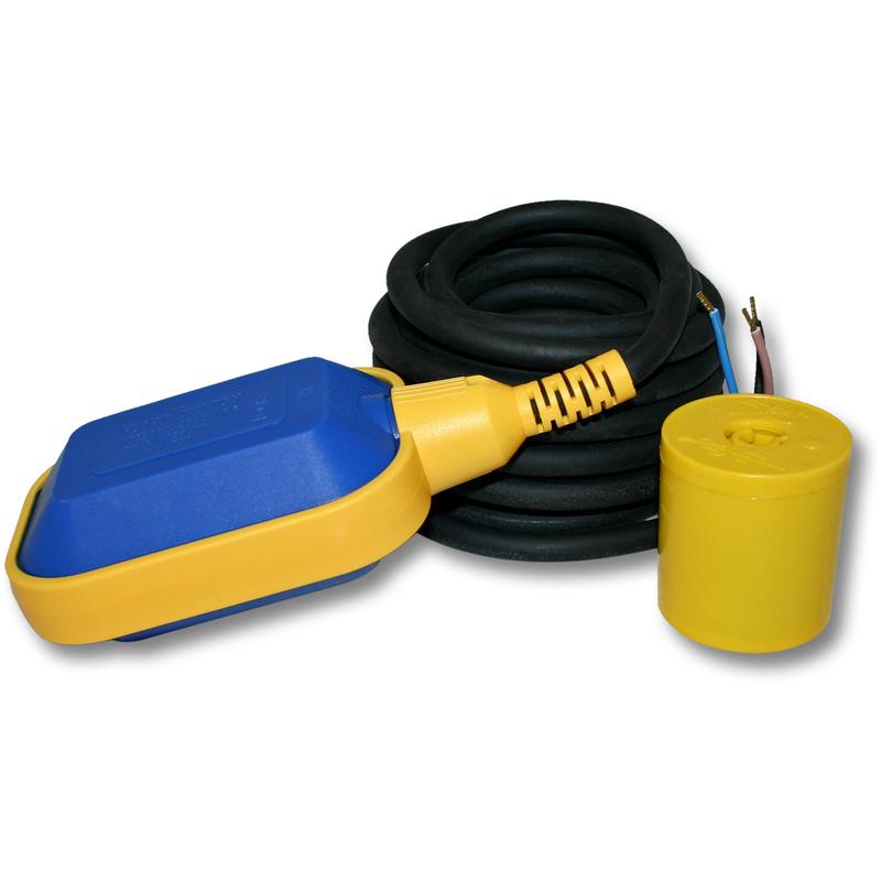 Interrupteur à Flotteur 2m 250V 16A Pour Pompe Immergée – WilTec – Contrôle Niveau Liquide Précis Et Fiable