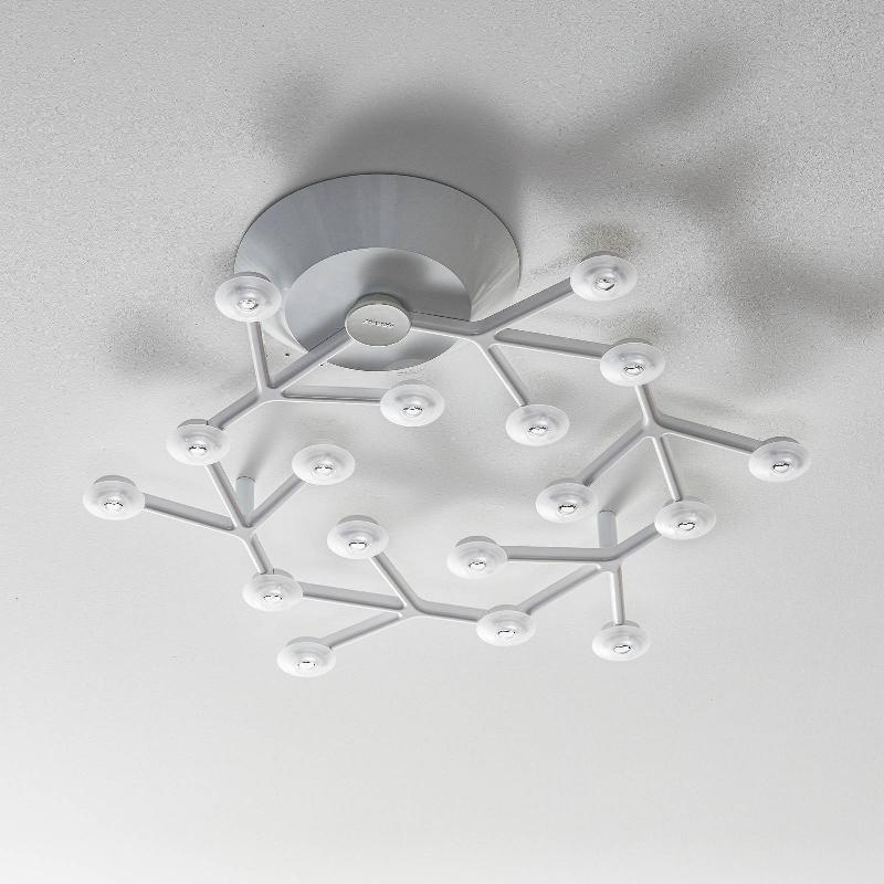 ARTEMIDE LED NET CIRCLE PLAFONNIER LED APPLI BLANC