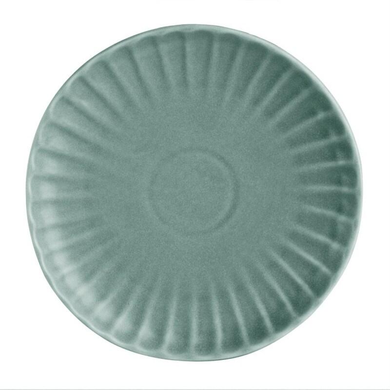 Assiettes plates Corallite vertes 205 mm (lot de 6) - Ref FU207 - Olympia - vert porcelaine 5050984745881_0