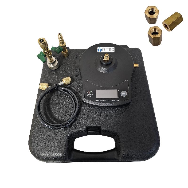 Balance électronique de précision - 5 kg - avec adaptateurs tous gaz_0