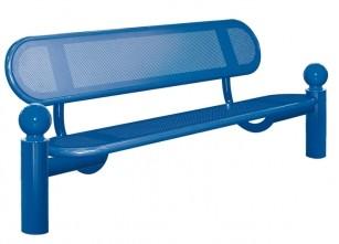 Banc extérieur en métal Estoril - 180 cm - Fabrication Française - Garantie 2 ans - Coloris au choix_0