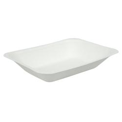 Barquettes à frites compostables en bagasse Vegware 175mm (Lot de 500) - VEGH025_0