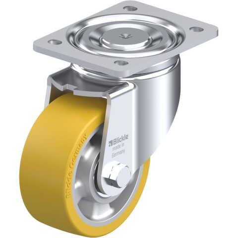 BLICKLE - ROULETTE PIVOTANTE Ø 125MM BANDAGE POLYURÉTHANE PU 750KG - LH-ALTH 127K