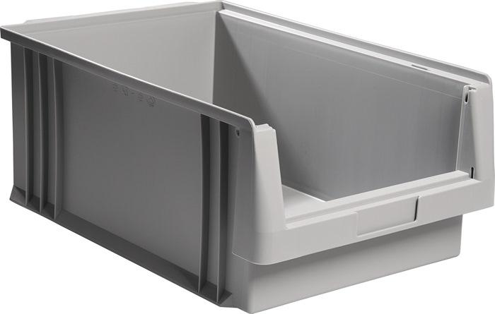 Boîte de rangement à ouverture frontale PLK L500xl315xH200mm - polypropylène, résistante et recyclable_0