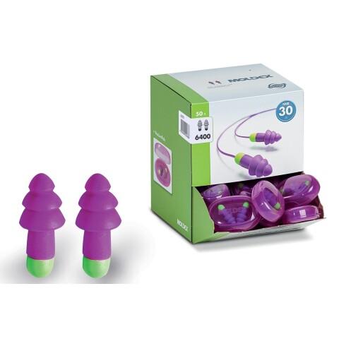 BOUCHONS D'OREILLES ROCKETS - RÉUTILISABLES 30 DB - LOT DE 50 UNITÉS SANS CORDELETTE