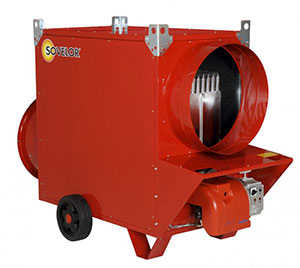 Chauffage mobile Jumbo 135 - Générateur d'air chaud à combustion indirecte - 105 à 220 kW_0
