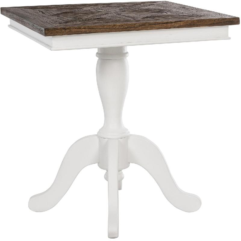 CLP Table bistrot Grasby Bois HBT: 75x70x70 cm Marron foncé - marron Bois manufacturé 326959_0