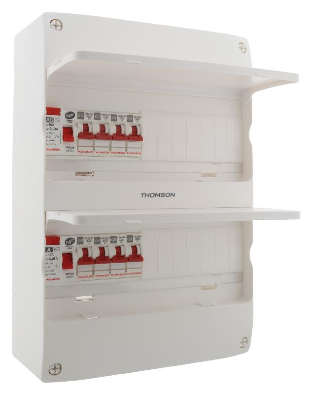 Coffret électrique pré-équipé 2 rangées 26 modules - Idéal T1/T2 - Thomson - Conforme NFC15-100_0