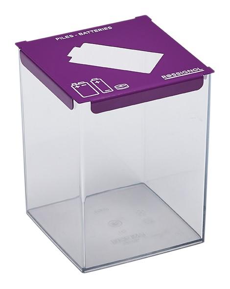 Collecteur de pile Pileo - Corps transparent en polycarbonate résistant au choc - Fabrication française_0