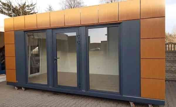 Container Bureau aménagé de 18 m2 avec Toilettes_0