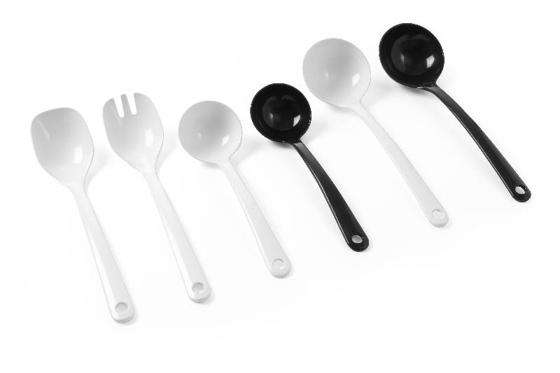 CUILLÈRE À SAUCE MÉLAMINE BLANCHE