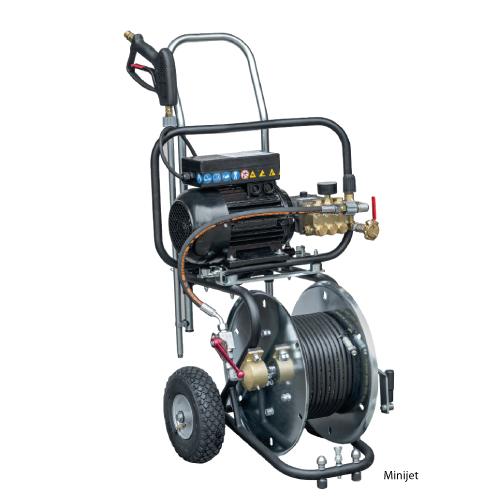 Déboucheur haute pression professionnel pour des travaux dans les habitations et les bureaux - Minijet et HD30_0