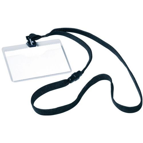 DURABLE 10 KIT POCHETTE BADGE ET LACET TEXTILE
