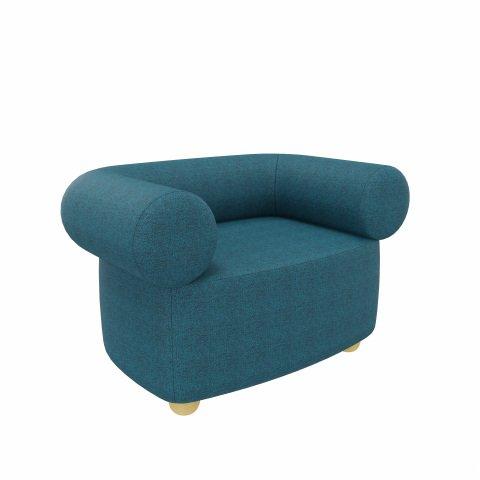 FAUTEUIL CADEO 1 PLACE - TURQUOISE