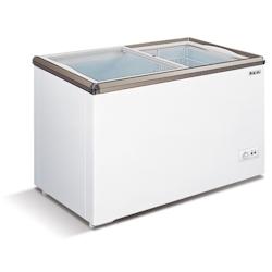 FrigeluX  Conservateur à glace 150 L, Corps blanc & porte look inox CGB210D - blanc CGB210D_0