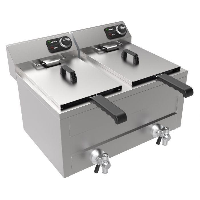 Friteuse posable électrique 2x8l 2x3kw 7518.0205 COMBISTEEL_0