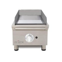 Fry-Top à gaz lisse en CHROME - L400 | Arilex - 718603515554_0
