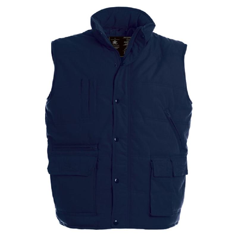 GILET SANS MANCHES MULTI-POCHES POLYCOTON EXPLORER B&C PRO