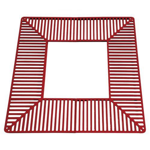 GRILLE D'ARBRE SILAOS 1.5 X 1.5 M - ROUGE FONCÉ 3004 - PROCITY
