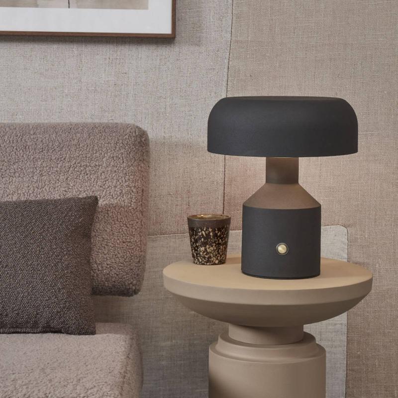 IT\'S ABOUT ROMI LAMPE DE TABLE PORTO, 30 CM, NOIR, MÉTAL