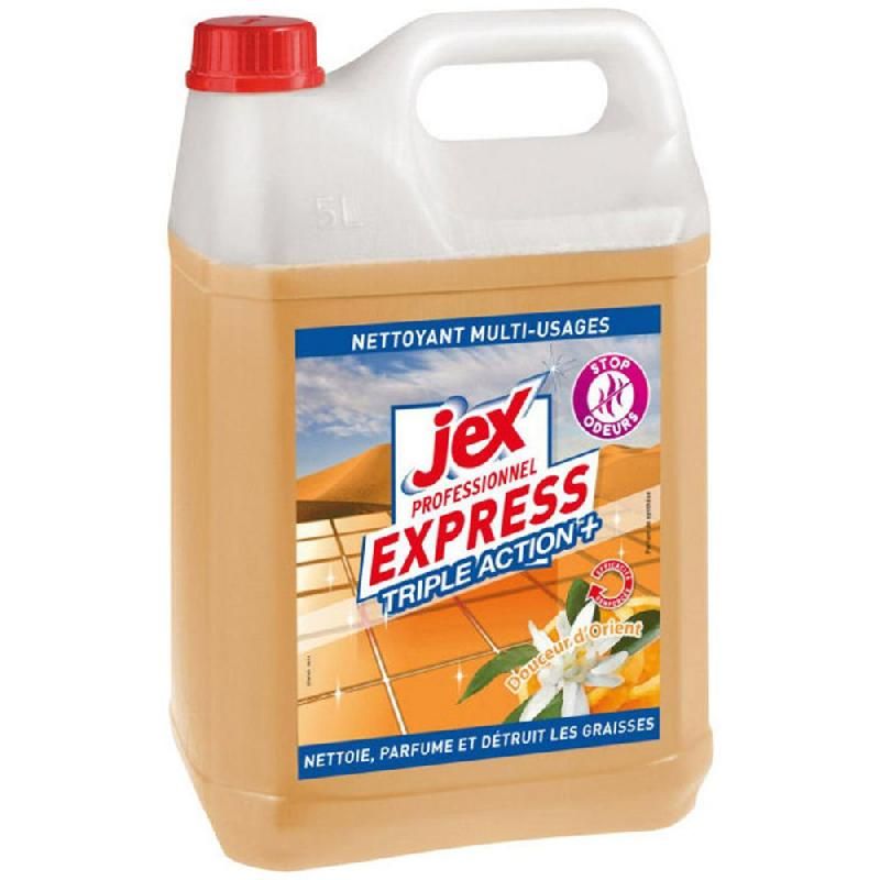 JEX JEX EXPRESS NETTOYANT MULTI-USAGES DÉGRAISSANT DOUCEUR D'ORIENT 5 L BIDON