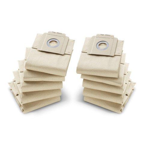 KÄRCHER - SACS  FILTRANTS PAPIER, 10 PIÈCE(S), T 7/1, T 9/1, T 10/1