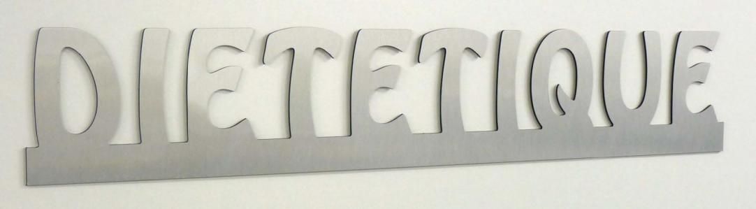 Lettrage 3D en dibond - Signabox - Épaisseur 3 à 6 mm - Faciles à poser_0