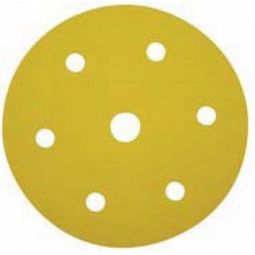 LOT 25 DISQUES VELCRO/PAPIER POUR PONCEUSE 225 MM- GRAIN 80 LEMAN