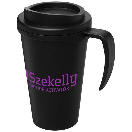 Mug isolant Americano® grande 350 ml - double paroi, couvercle à visser et poignée intégrée_0